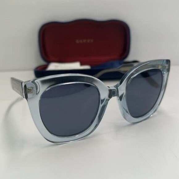 💯- New Authentic Gucci™ GG0564S 003 51 - Light-Blue - Picture 3 of 14